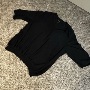 Lane Bryant Black Blouse